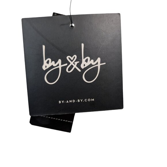 by & by Women's Large Blouse Top Shirt Emerald Green Bell Sleeve - Picture 7 of 11